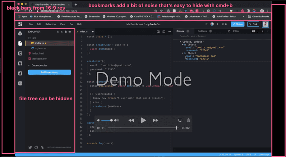 Screen Setup Image